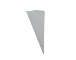 Difuzory a koncovky - Koncovka profilu WALL pravá, stříbrná