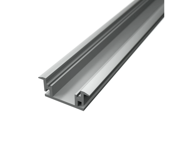 Hliníkový LED profil FLOOR 4, stříbrný - foto 1