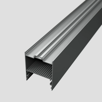 Přisazené profily - Hliníkový LED profil SUSPENDED 1, černý, 2m, LP411NB