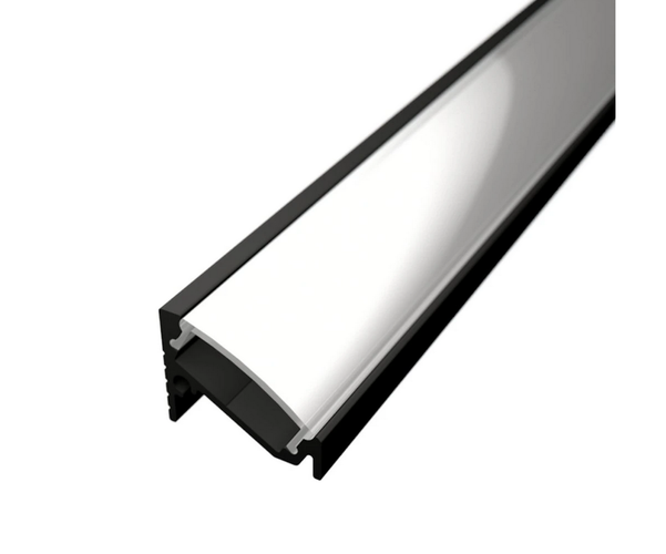 Hliníkový LED profil CORNER 6, černý - foto 1