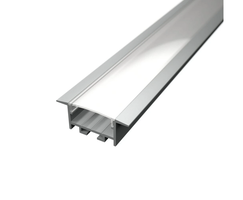 Vestavné - Hliníkový profil RECESSED 21, stříbrný, 2m,  LP321