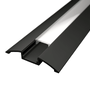 Přisazené profily - Hliníkový LED profil SURFACE 4, černý - foto 4