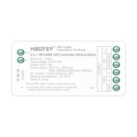 Digitální SPI jednotky - Digitální řídící jednotka 5v1, SPI+DMX (BLE+2.4G), SPIB5, Mi-Light