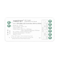 Digitální SPI jednotky - Digitální řídící jednotka 5v1, SPI+DMX (WiFi+2.4G), SPIW5, Mi-Light