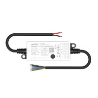 Voděodolné jednotky - Voděodolný IP66 příjimač pro všechny typy LED pásků 5v1, 2.4GHz RF, DC 12-24 V, 6A, SR5-P, Mi-Light