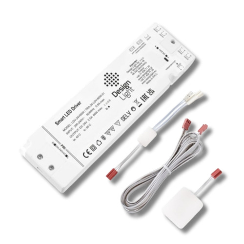 Napájecí zdroje 24V - SMART napájecí zdroj pro LED, 60W, 24V DC, integrovaný ovladač, 5+1 x Mini AMP - foto 1